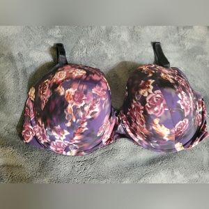 Floral Print Torrid Push Up Bra
